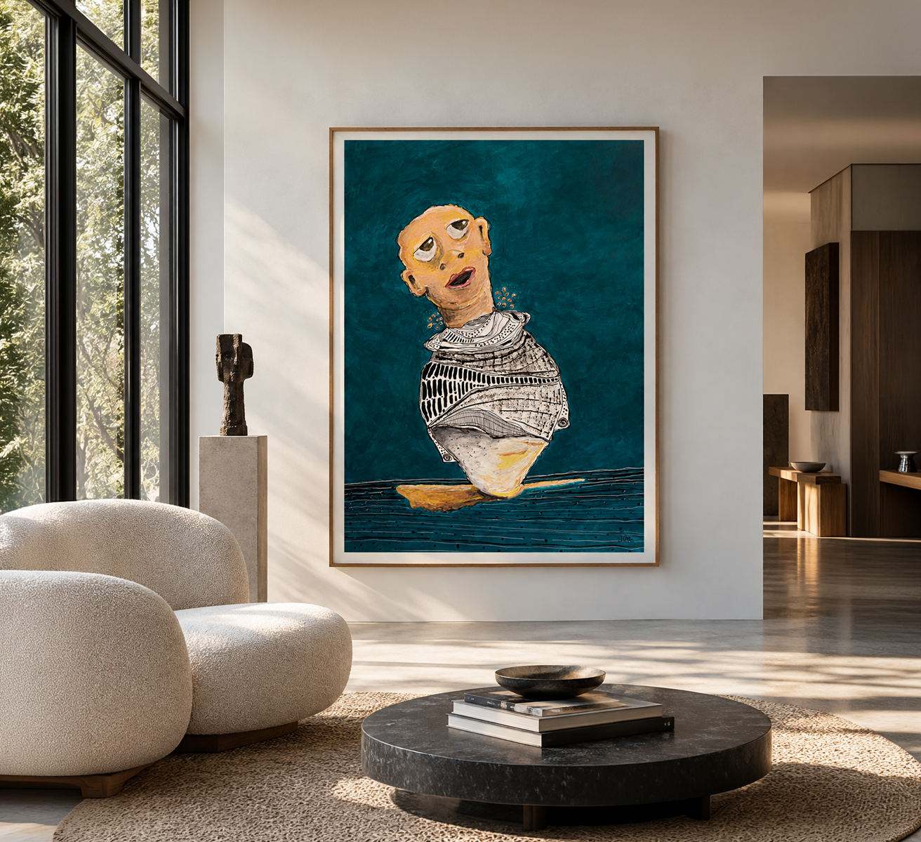 Obra abstracta de ejemplo